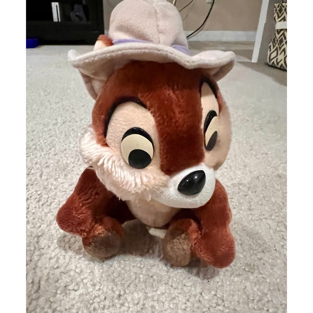 Vintage‎ Disneyland Ranger Chip Plush Toy Souvenir Chip n Dale Collectible